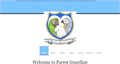 Desktop Screenshot of parrotguardian.org